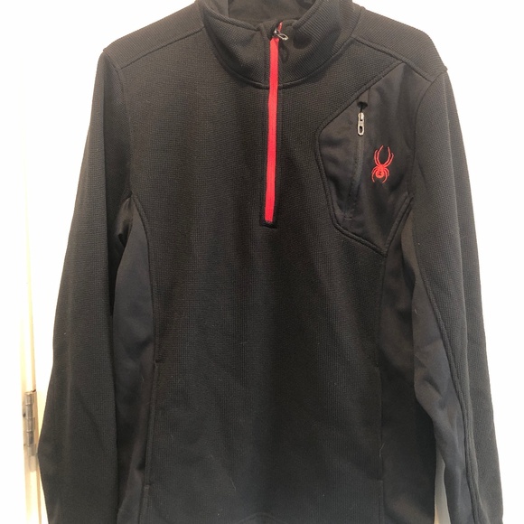 Spider 1/4 zip heavy fleece - Picture 1 of 3